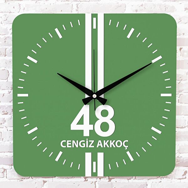 PERA LAZER KESİM Dekoratif Duvar Saati