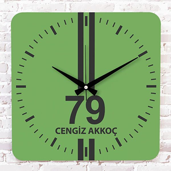 PERA LAZER KESİM Dekoratif Duvar Saati