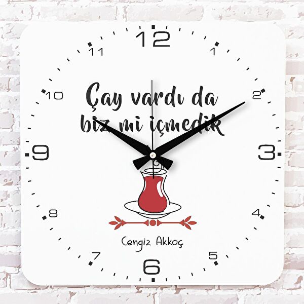 PERA LAZER KESİM Dekoratif Duvar Saati