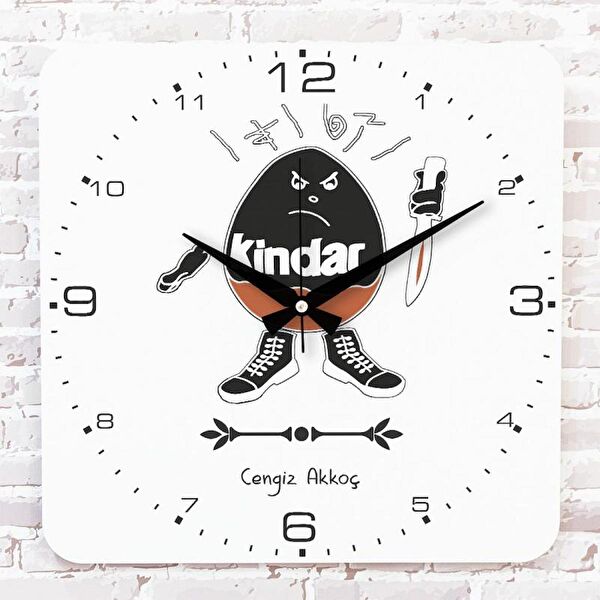 PERA LAZER KESİM Dekoratif Duvar Saati