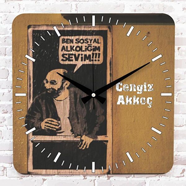 PERA LAZER KESİM Dekoratif Duvar Saati