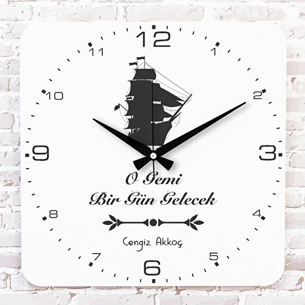 PERA LAZER KESİM Dekoratif Duvar Saati