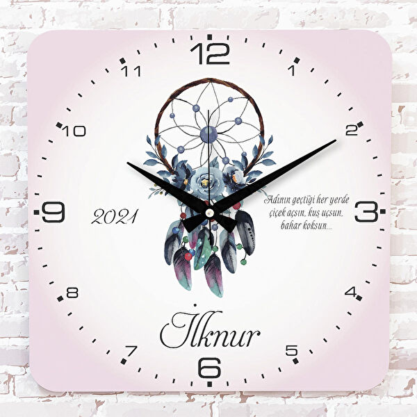 PERA LAZER KESİM Dekoratif Duvar Saati