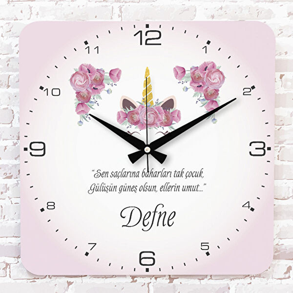 PERA LAZER KESİM Dekoratif Duvar Saati