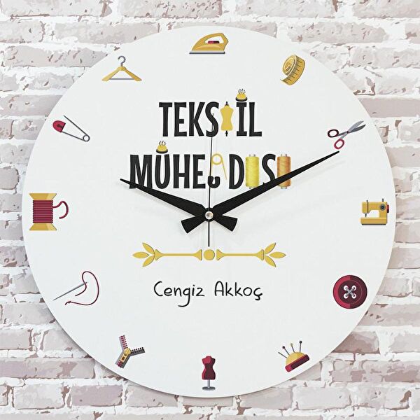 PERA LAZER KESİM Dekoratif Duvar Saati