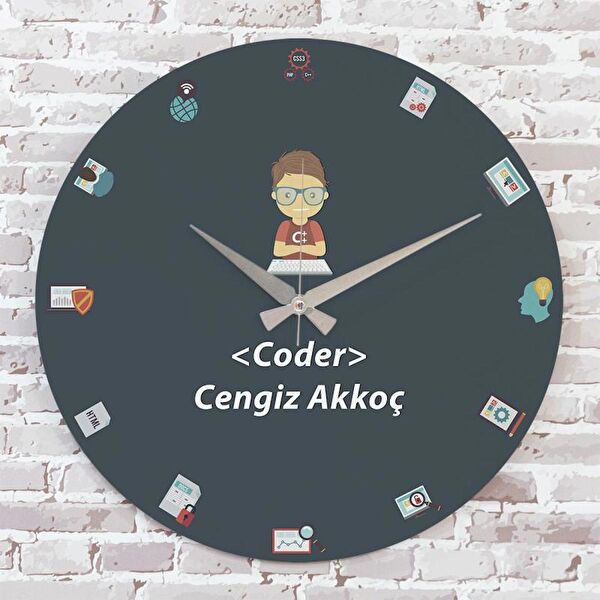 PERA LAZER KESİM Dekoratif Duvar Saati