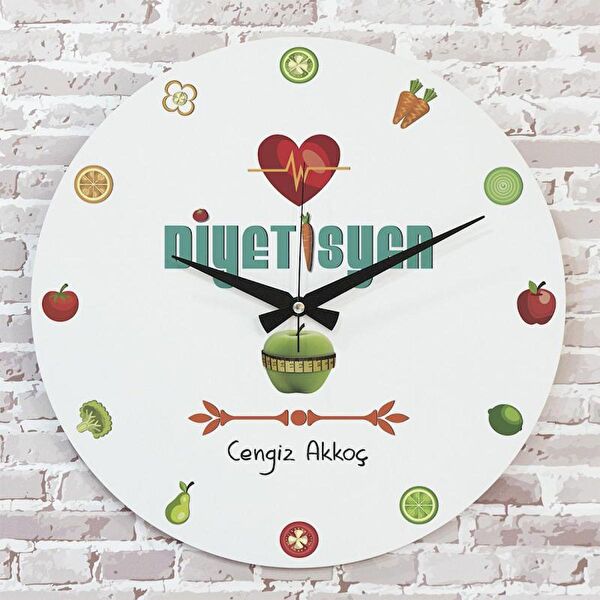 PERA LAZER KESİM Dekoratif Duvar Saati