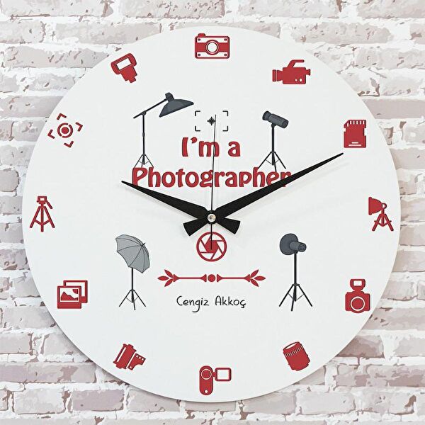 PERA LAZER KESİM Dekoratif Duvar Saati