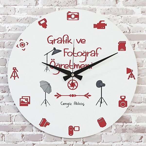 PERA LAZER KESİM Dekoratif Duvar Saati