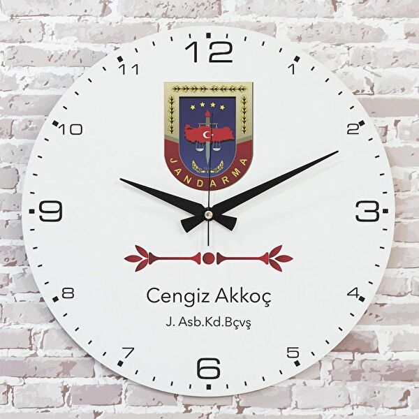 PERA LAZER KESİM Dekoratif Duvar Saati