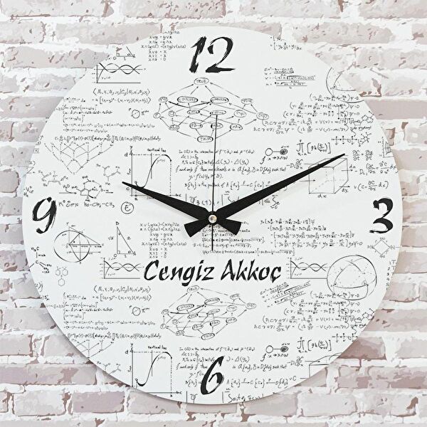 PERA LAZER KESİM Dekoratif Duvar Saati