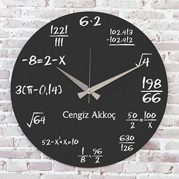 PERA LAZER KESİM Dekoratif Duvar Saati