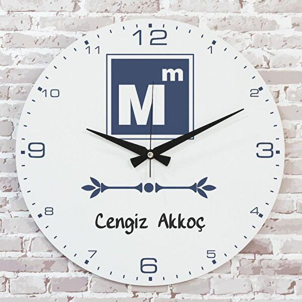 PERA LAZER KESİM Dekoratif Duvar Saati