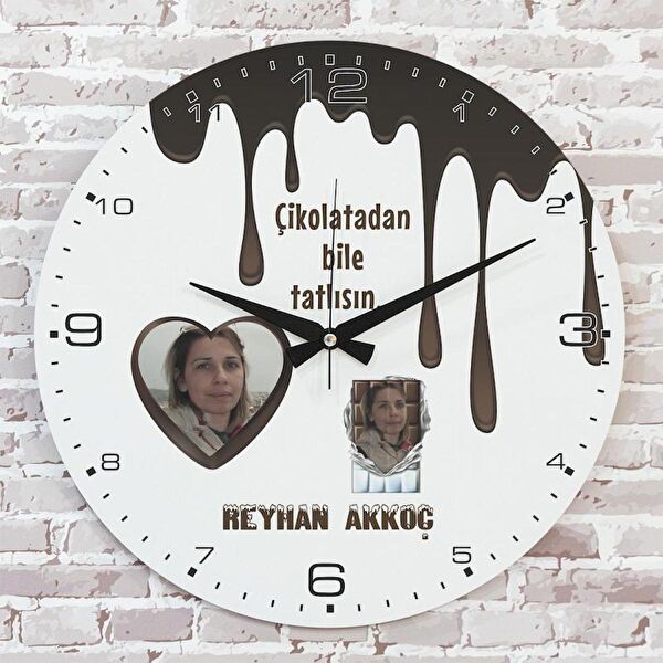 PERA LAZER KESİM Dekoratif Duvar Saati