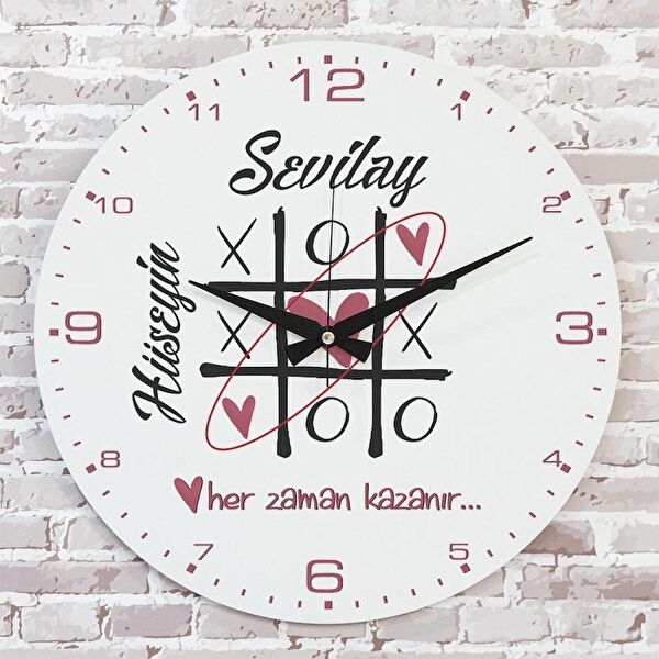 PERA LAZER KESİM Dekoratif Duvar Saati