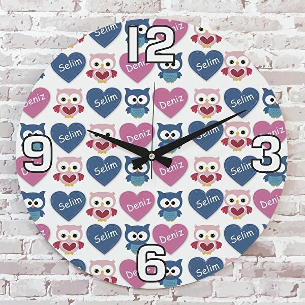 PERA LAZER KESİM Dekoratif Duvar Saati