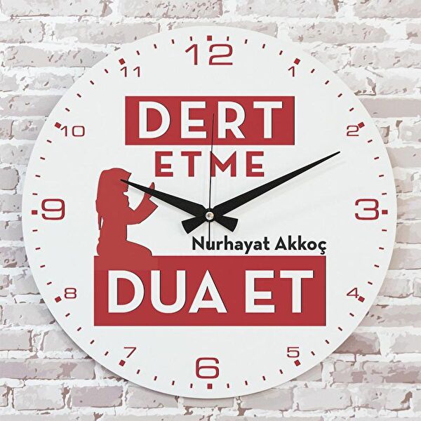 PERA LAZER KESİM Dekoratif Duvar Saati