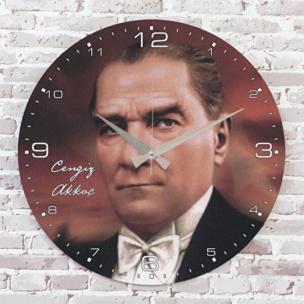 PERA LAZER KESİM Dekoratif Duvar Saati