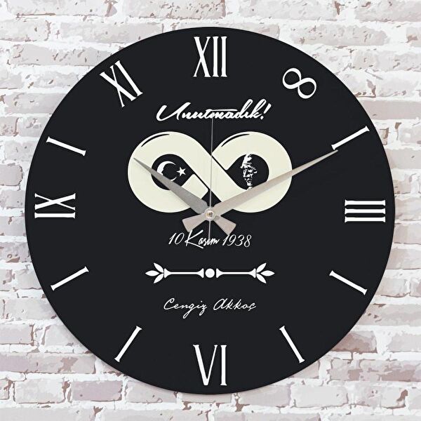 PERA LAZER KESİM Dekoratif Duvar Saati