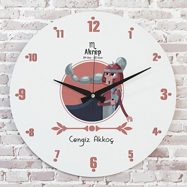 PERA LAZER KESİM Dekoratif Duvar Saati