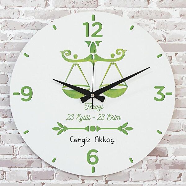 PERA LAZER KESİM Dekoratif Duvar Saati