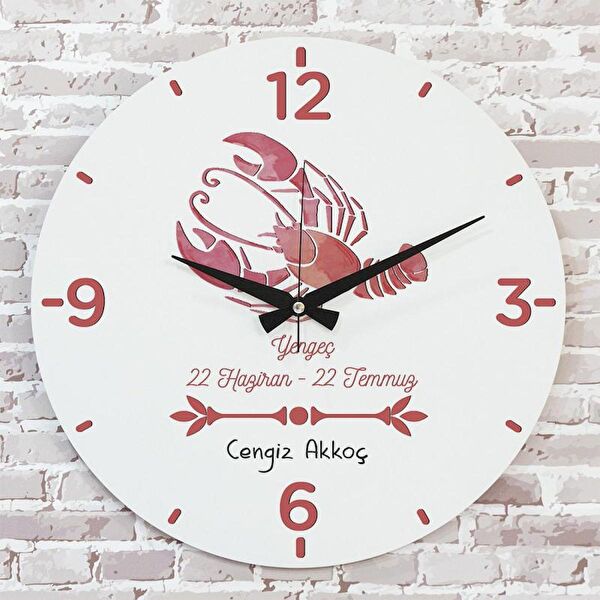 PERA LAZER KESİM Dekoratif Duvar Saati