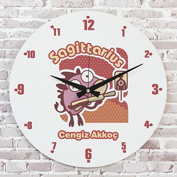 PERA LAZER KESİM Dekoratif Duvar Saati