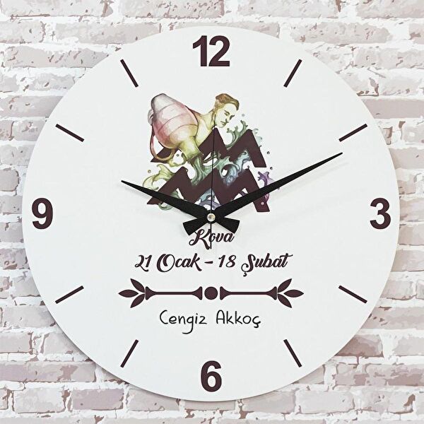PERA LAZER KESİM Dekoratif Duvar Saati