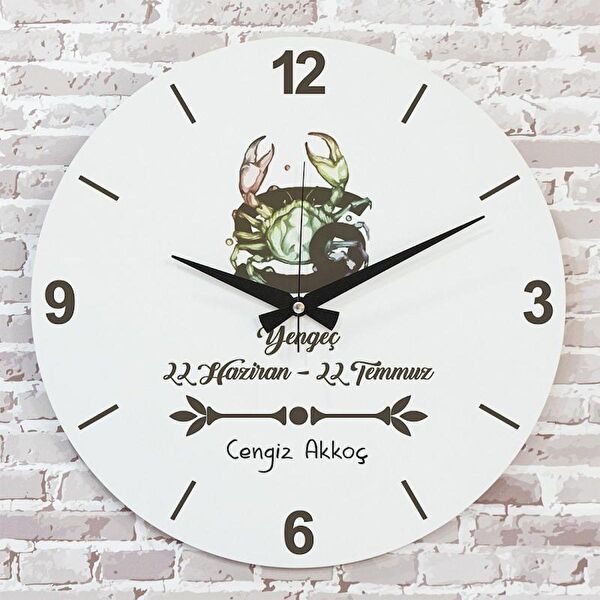 PERA LAZER KESİM Dekoratif Duvar Saati