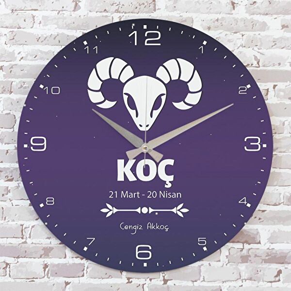 PERA LAZER KESİM Dekoratif Duvar Saati