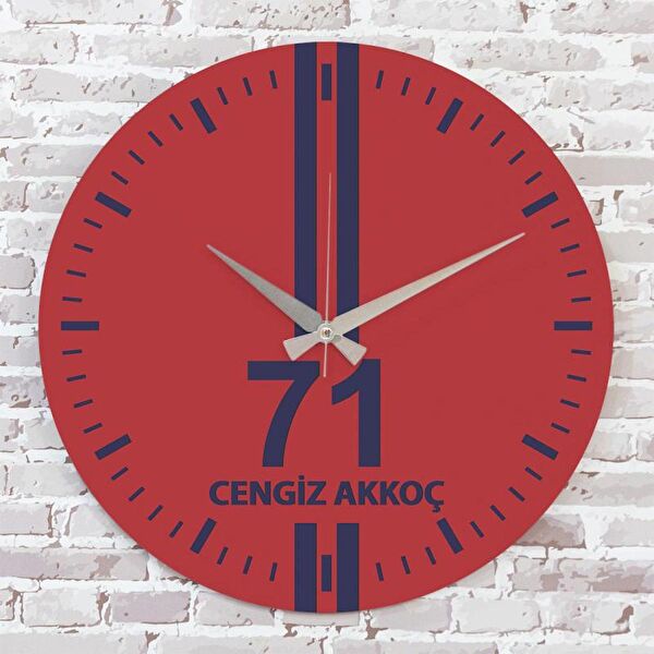 PERA LAZER KESİM Dekoratif Duvar Saati