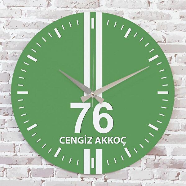 PERA LAZER KESİM Dekoratif Duvar Saati