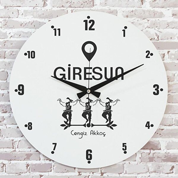 PERA LAZER KESİM Dekoratif Duvar Saati