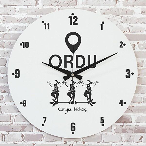 PERA LAZER KESİM Dekoratif Duvar Saati