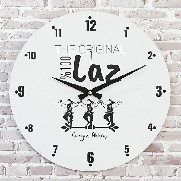 PERA LAZER KESİM Dekoratif Duvar Saati