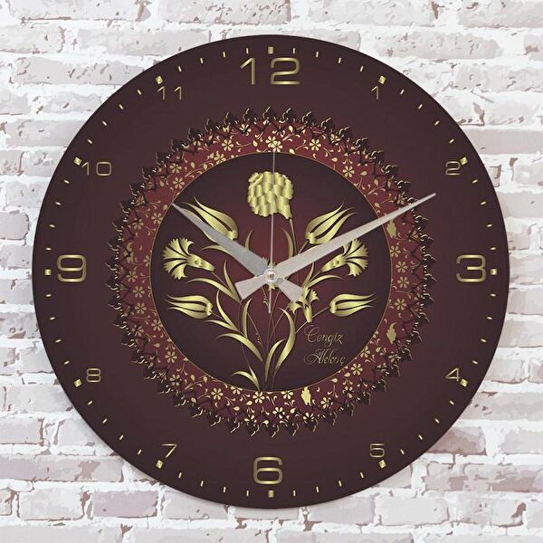 PERA LAZER KESİM Dekoratif Duvar Saati