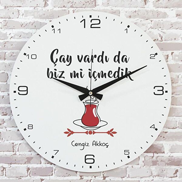 PERA LAZER KESİM Dekoratif Duvar Saati