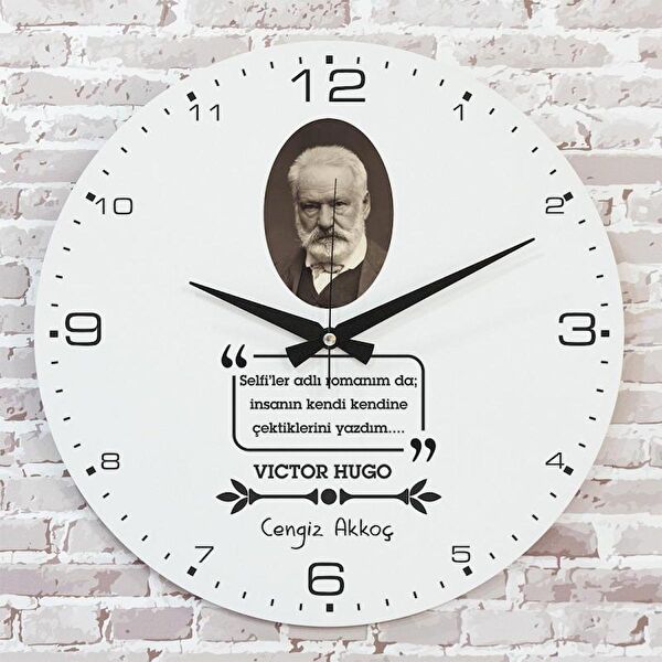 PERA LAZER KESİM Dekoratif Duvar Saati