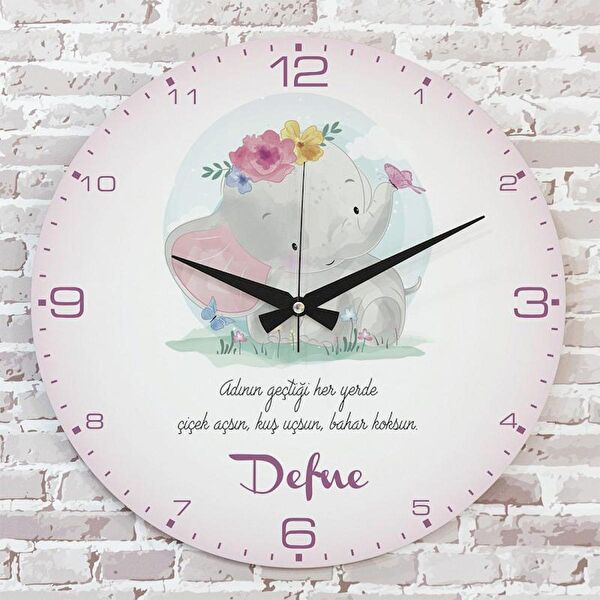 PERA LAZER KESİM Dekoratif Duvar Saati