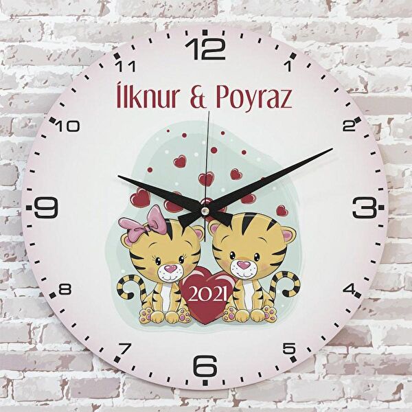 PERA LAZER KESİM Dekoratif Duvar Saati