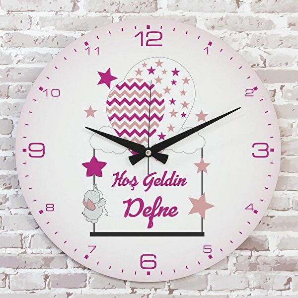 PERA LAZER KESİM Dekoratif Duvar Saati