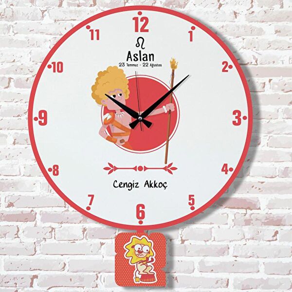 PERA LAZER KESİM Sarkaçlı Saat