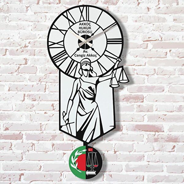 PERA LAZER KESİM Sarkaçlı Saat