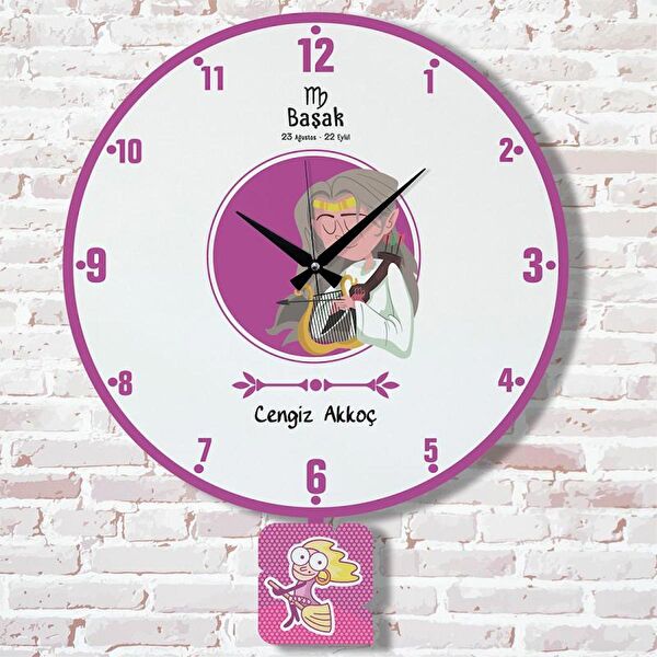 PERA LAZER KESİM Sarkaçlı Saat