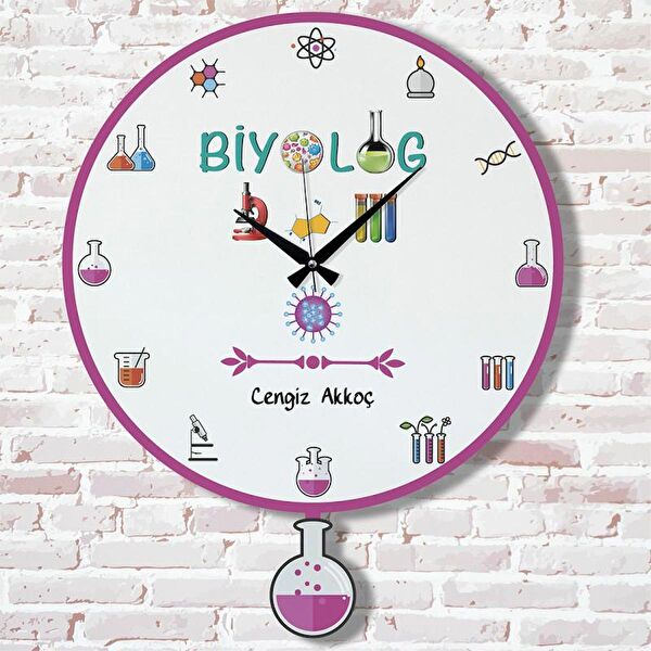 PERA LAZER KESİM Sarkaçlı Saat