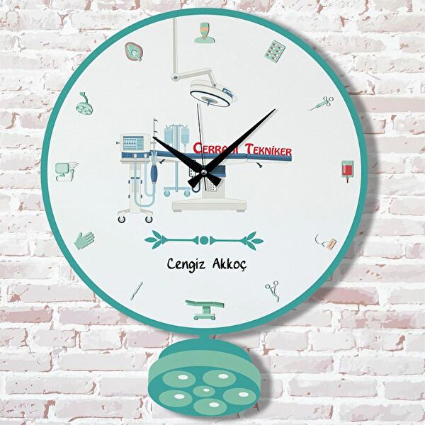 PERA LAZER KESİM Sarkaçlı Saat