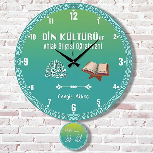 PERA LAZER KESİM Sarkaçlı Saat