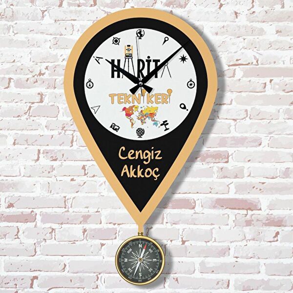 PERA LAZER KESİM Sarkaçlı Saat