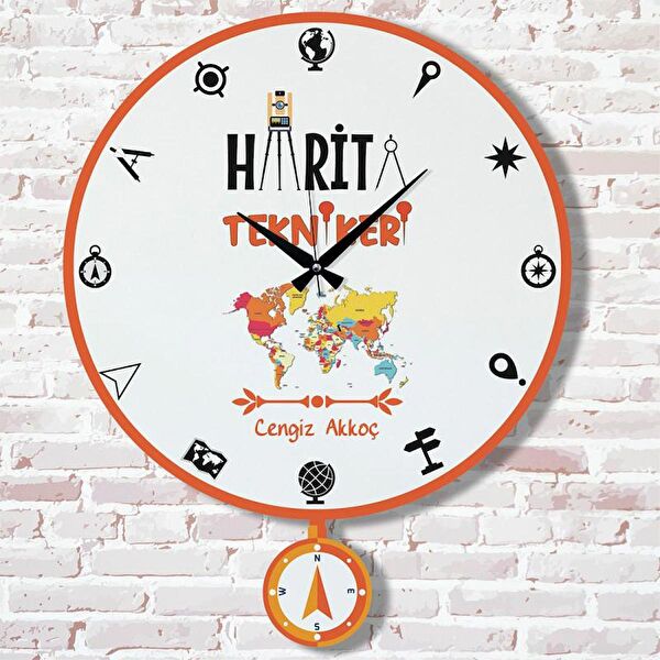 PERA LAZER KESİM Sarkaçlı Saat