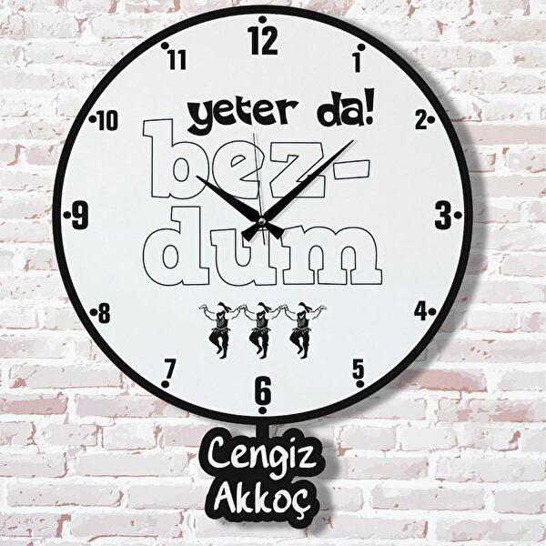 PERA LAZER KESİM Sarkaçlı Saat